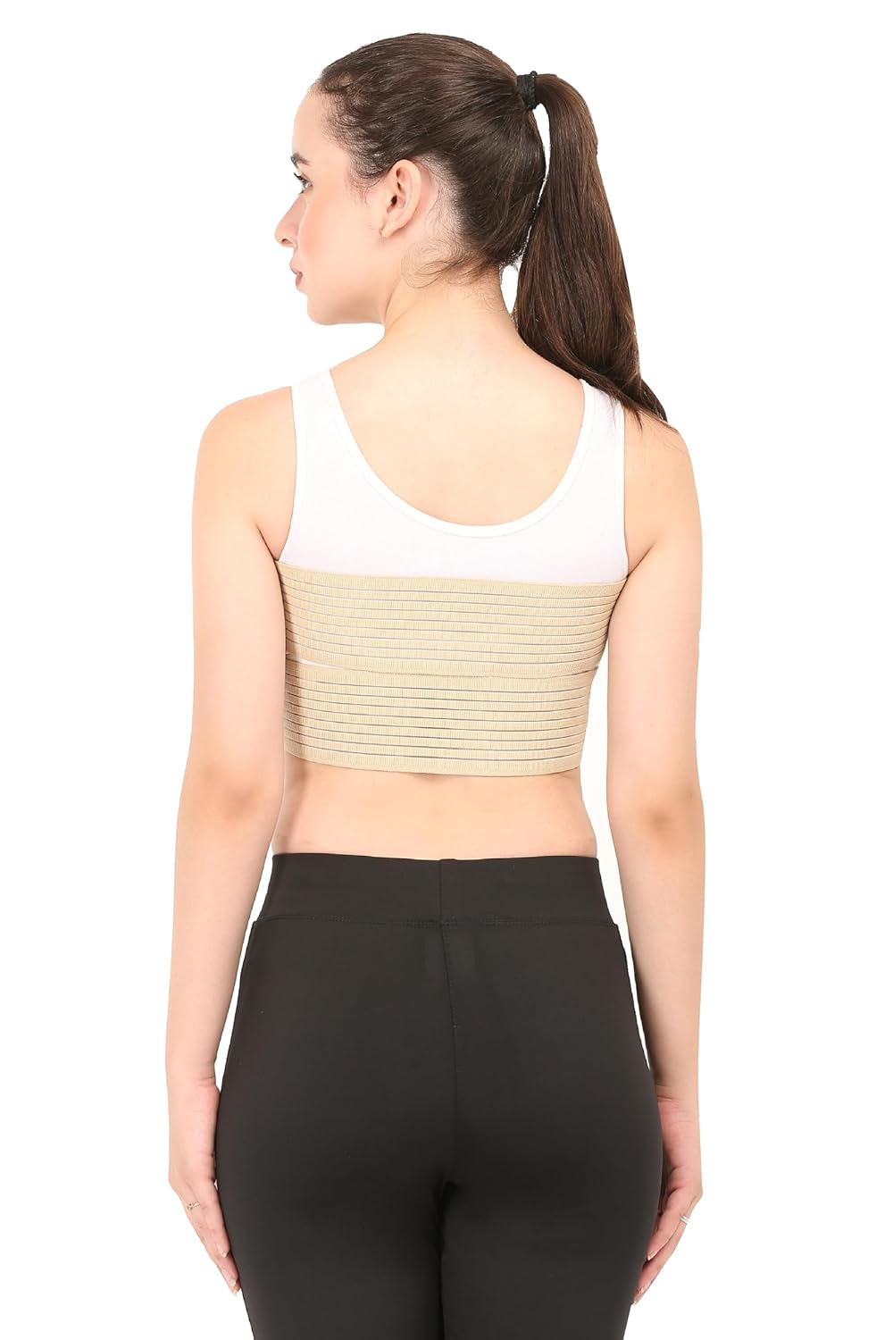 Sternal Corset || UNISEX || Post Surgical Chest Support Brace || Post Bypass and Heart Surgery Recovery || Adjustable Post-Operative Chest Compression Garment || (Medium, Beige)