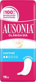 Ausonia Classic Normal Wingless Sanitary Pads, Pack of 16