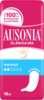 Ausonia Classic Normal Wingless Sanitary Pads, Pack of 16