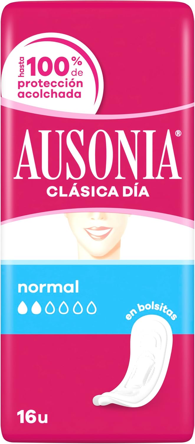 Ausonia Classic Normal Wingless Sanitary Pads, Pack of 16