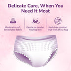 Evereve Maternity Period Panties for Women, (XXL-XXXL), 10 Pcs, Postpartum Heavy Flow Bleeding, 360 Degree Leak Protection, 3X Absorption, Soft Breathable Disposable Panties for Postnatal Recovery