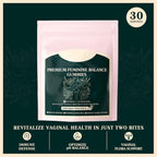 Premium Feminine Balance Gummies - for Women’s Health & Wellness - Immune Support - Vegan, Gluten-Free & Halal - Hawaiian Pineapple - 60 Gummies - 30 Servings
