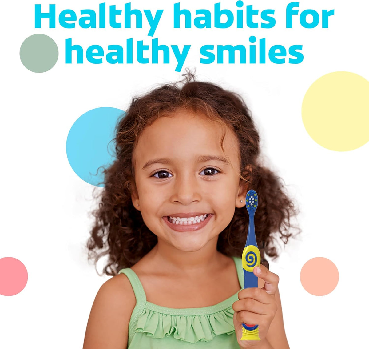 Colgate Kids Bluey Toothbrush, Extra Soft, 2 Pack | For Children Ages 2 and Up, Kids Toothbrush Pack, Built In Suction Cup for Easy Upright Storage, Extra Soft Bristles