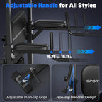 SPORTSROYALS Free Standing Pull Up Bar, Power Tower for Home Gym Training