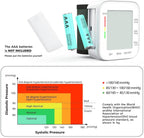 MMIZOO Wrist Blood Pressure Monitor BP Machine with Carrying Case White