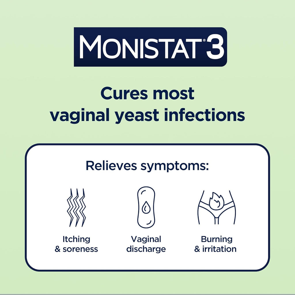 Monistat Vaginal Care Treatments 7 pieces