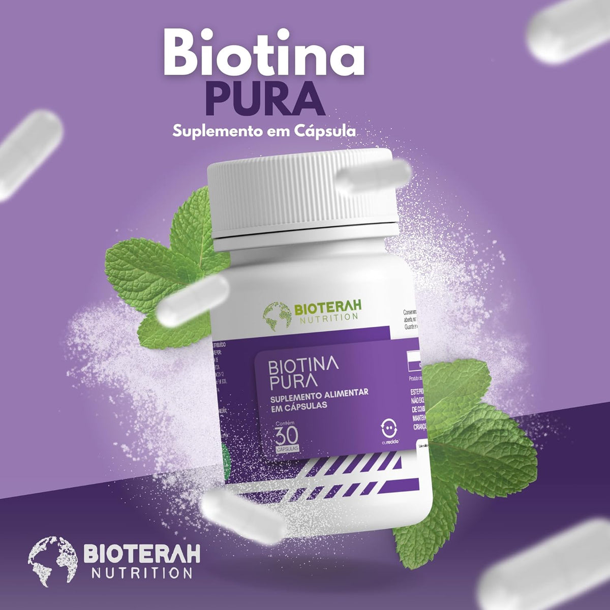 Biotina Dietary Supplements 30 capsules
