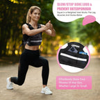 Adjustable Weighted Vest Women, 6-12 Lb Ruck Vest with 6 Ironsand weights