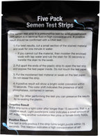 Crime Scene Semen Detection Test Strips, Infidelity Test Kit (Pack of 5)