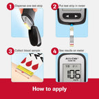 Accu-Chek Guide Glucose Test Strips, Pack of 100 | Diabetic Blood Sugar Testing