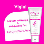 VIGINI Natural Vaginal Lubricating Lubrication Lube Lubricants Moisturizer Water Based Gel 100g | Non Itching Dryness Non Sticky Staining Sulphate Paraben Free Hypoallergenic for Women