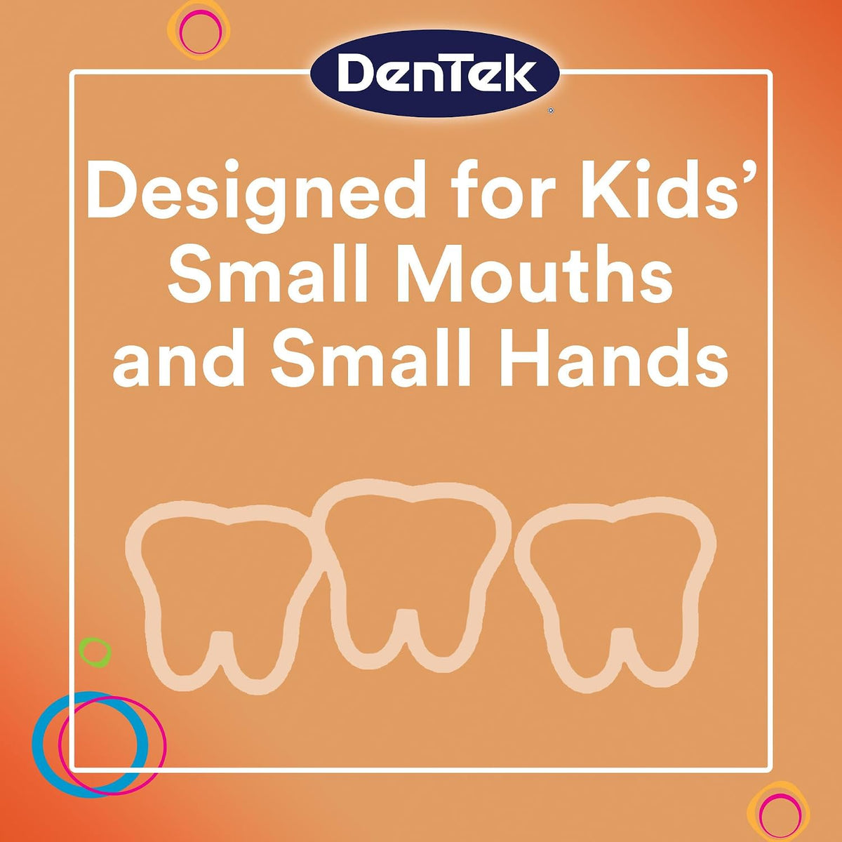 Dentek Floss Picks, Kids Flossers, Wild Fruit Flavor, 90 Count | Remove Food & Plaque, Designed for Kids', For Tight Teeth & Small Hands, Fun Flossers, Kid-Friendly Dental Floss