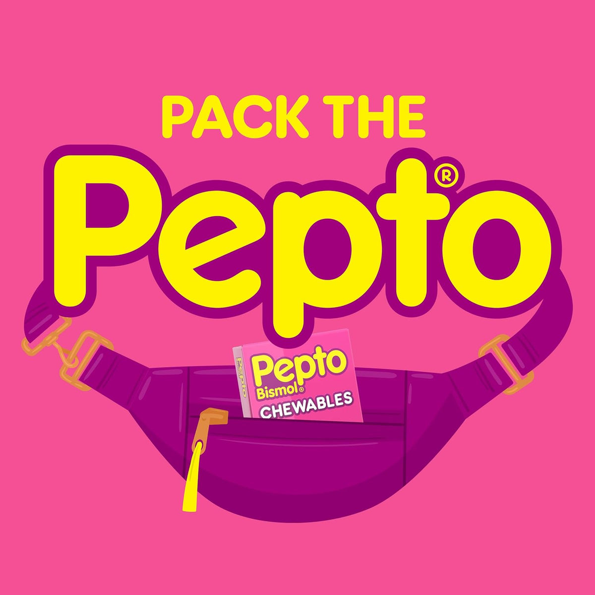 Pepto Bismol Chewable Tablets, Upset Stomach Relief, Nausea Relief, Heartburn Relief, Indigestion Relief, Anti Diarrhea Medication for Adults - 5 Symptom Relief, 90 Chewable Tablets (3x30 ct)