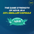 Advil Mini Liqui-Gels, Ibuprofen 200mg, Pain Relief, 8 Count | Relieves Headaches and Arthritis Pain, Reduces Fever, Mini Liqui-Gels, Travel-Size Vial