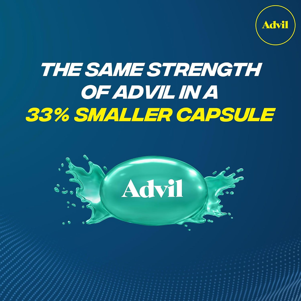 Advil Mini Liqui-Gels, Ibuprofen 200mg, Pain Relief, 8 Count | Relieves Headaches and Arthritis Pain, Reduces Fever, Mini Liqui-Gels, Travel-Size Vial
