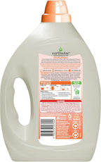 Earthwise Orange & Eucalyptus Laundry Washing Detergent Liquid 2L, 40 Washloads, Suitable for Front & Top Loader, Tough on Stains, Plant Powered Cleaning Action with Naturally Derived Enzymes