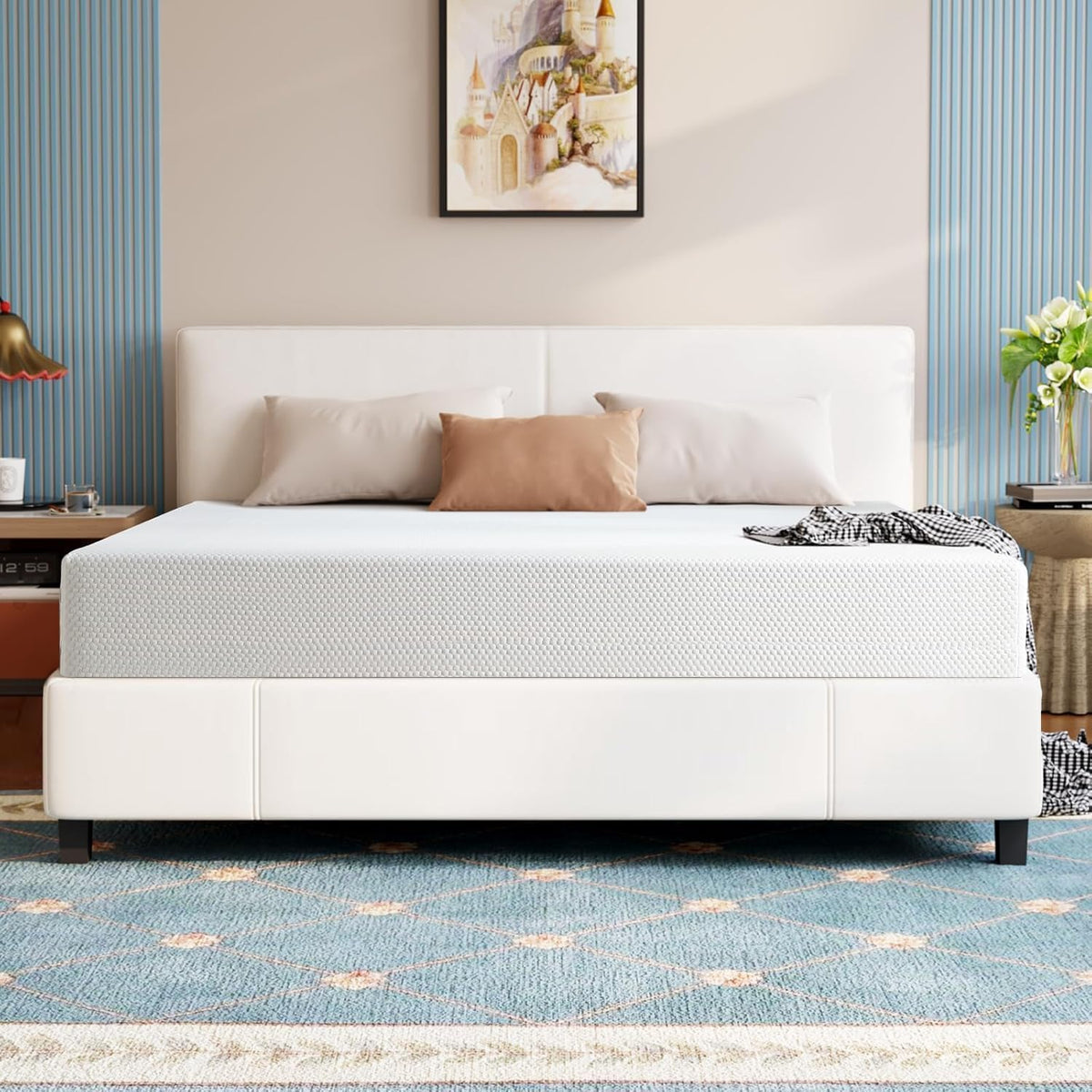 Gwydre Memory Foam King Mattresses and Bedding