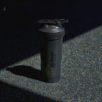 BlenderBottle Classic V2 Plastic Shaker Bottle 28 oz Black & Navy, 2-Pack