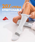 RUIXUE Compression Socks Women Men, All-Day Comfort 20-30mmHg Circulation Support for Nurse Travel Flying Daily Running Sports Use