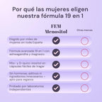 Inositol FEM Menositol 19 in 1 – Comprehensive Menopause Supplement with Myo-Inositol, D-Chiro and Natural Isoflavones – Hot Flashes and Menopausal Symptoms Relief – Women's Menopause Vitamins