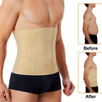 HSR Men's Waist Trainer Belt - Breathable Nylon, Double Layer Seamless Design for Abdominal Control, Abdominal Control Shaper, Tummy Control Shapewear (Fits Waist : 30 to 39 Inch)