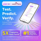 Easy@Home 50 Ovulation Test Strips and 20 Pregnancy Test Strips Combo Kit | Ovulation and Pregnancy Test Strips, 50 LH Tests + 20 hCG Tests, Daily Ovulation Tracking, Package May Vary