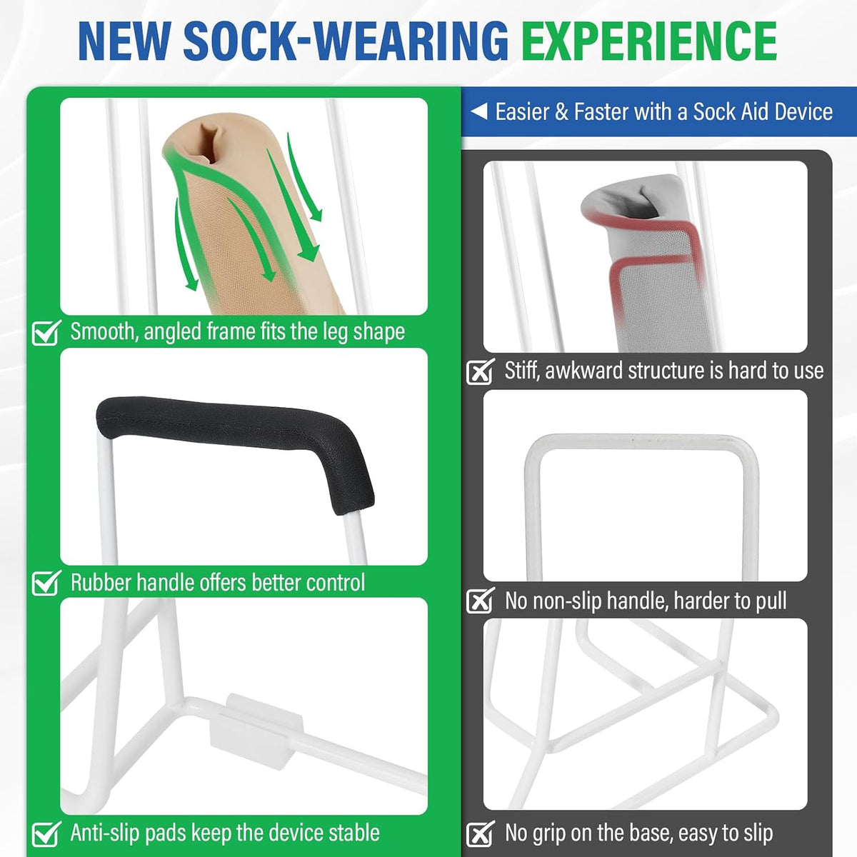 Compression Sock Aid Device, Stocking Donner Medium Calf (