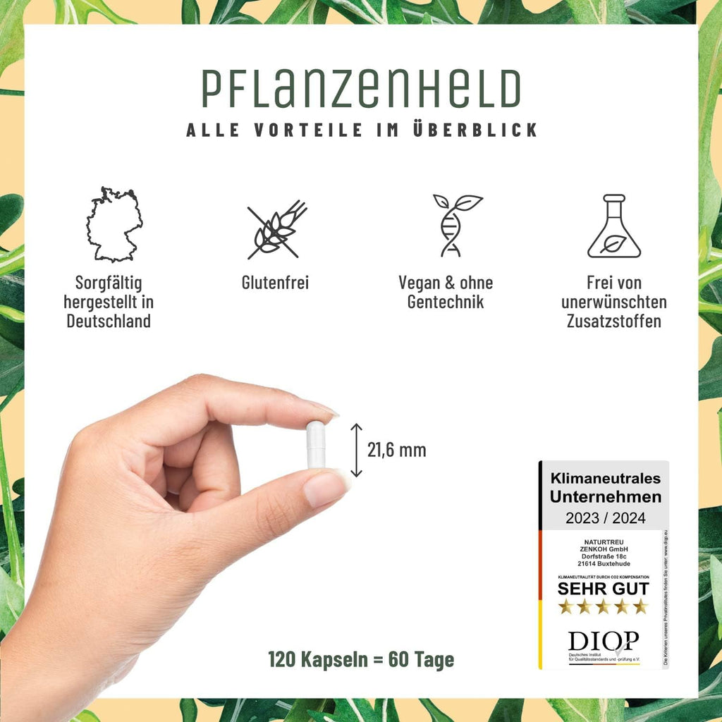 Pflanzenheld Dietary Supplements 120 capsules