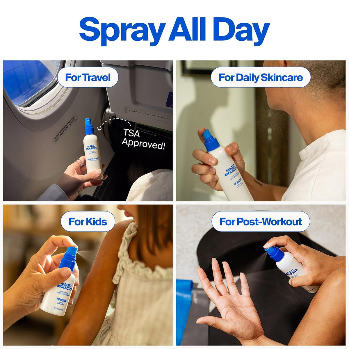 Magic Molecule Skin Spray, Hypochlorous Acid Formula, 8oz