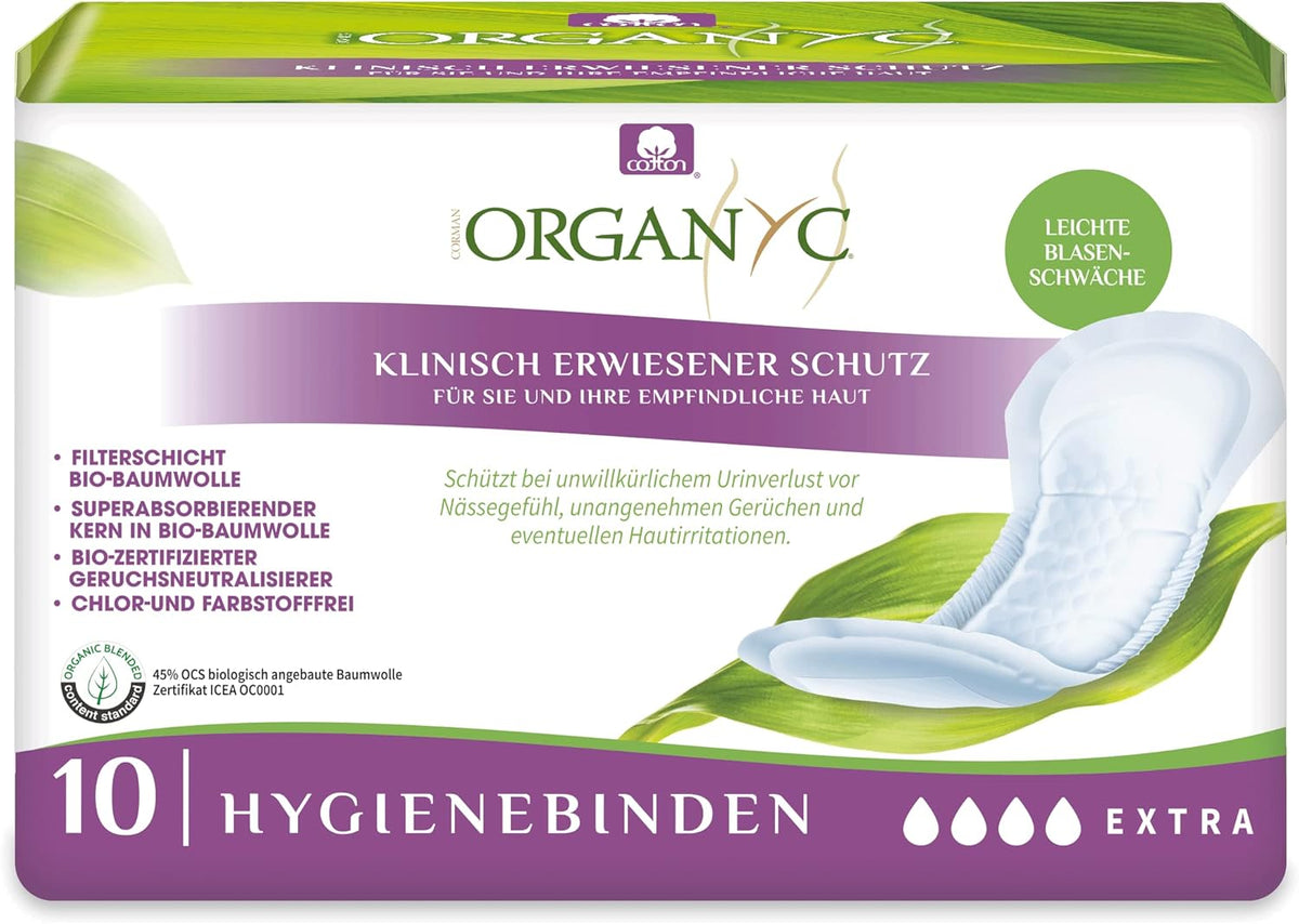 Organyc Sanitary Pads Organic 24 pieces