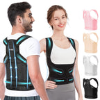 Fit Geno Posture Corrector for Women & Men, Back Shoulder Support Brace