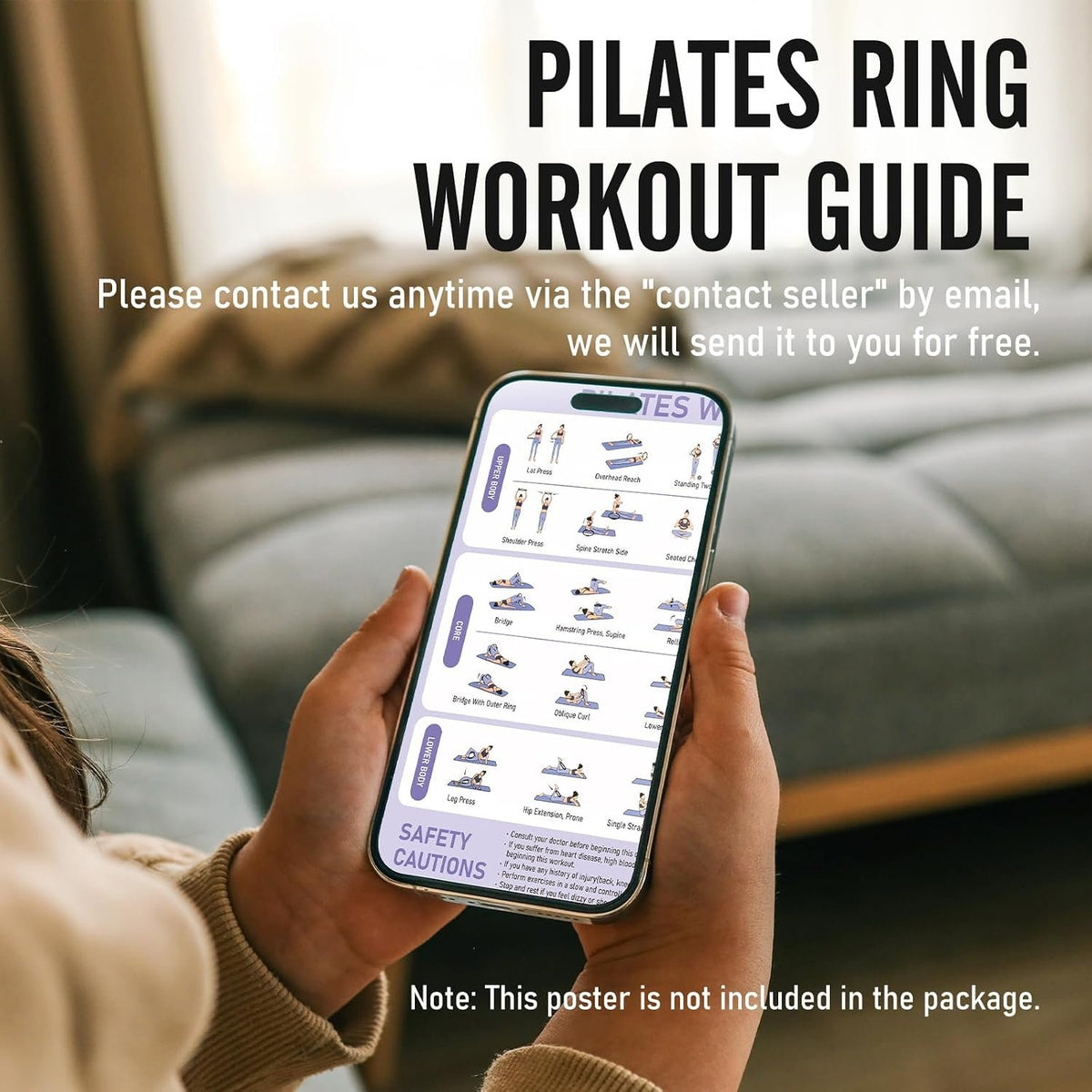 JKSHMYT Pilates Ring, 14.5 inch Magic Circle Pilates Equipment