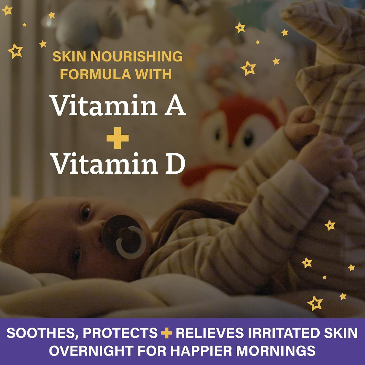 A+D Overnight Healing Diaper Rash Ointment, with Vitamins, Lavender, 3.6 Oz | Soothes, Protects and Relieves Irritated Skin Overnight with Vitamins A and D, Colloidal Oatmeal & Lavender