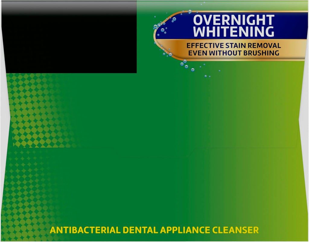 Polident Antibacterial Dental Appliance Cleanser Tablets, 90 Count (2 Pack)