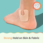 ZenToes U-Shaped Felt Callus Pads, Self-Stick Cushions, 24 Count | Thick padding offloads pressure from that one stubborn spot, stays put all day. Trim to fit, latex-free