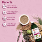 KRISHNA'S HERBAL & AYURVEDA She Care Juice 1000ml, Herbal Supplement for Hormonal Balance, PCOS, PCOD, Period Pain Relief, Hair and Skin Health | Women Wellness Juice