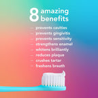 hello 8-in-1 Mighty Multi-Tasker Fluoride Toothpaste, Mint, 2 Pack, 4 oz | Anticavity, Antigingivitis, Antisensitivity, Strengthens Enamel, Whitens, Reduces Plaque, Crushes Tartar, Natural Mint Blend