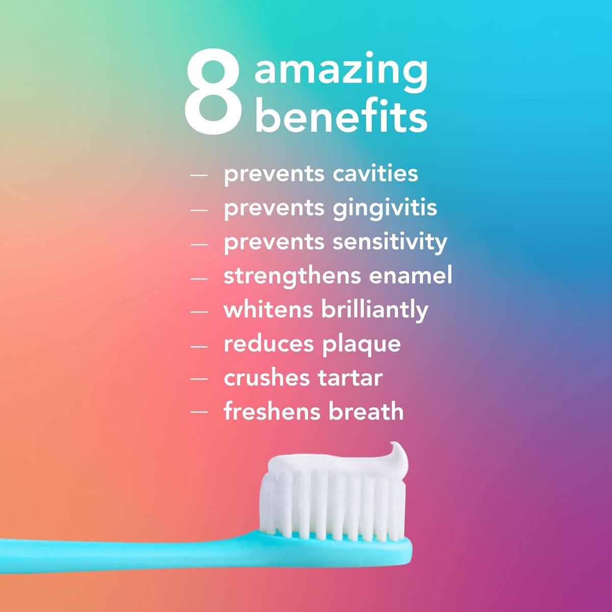 hello 8-in-1 Mighty Multi-Tasker Fluoride Toothpaste, Mint, 2 Pack, 4 oz | Anticavity, Antigingivitis, Antisensitivity, Strengthens Enamel, Whitens, Reduces Plaque, Crushes Tartar, Natural Mint Blend