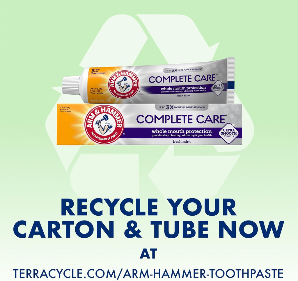 ARM & HAMMER Complete Care Toothpaste, Fresh Mint, 6.0 oz