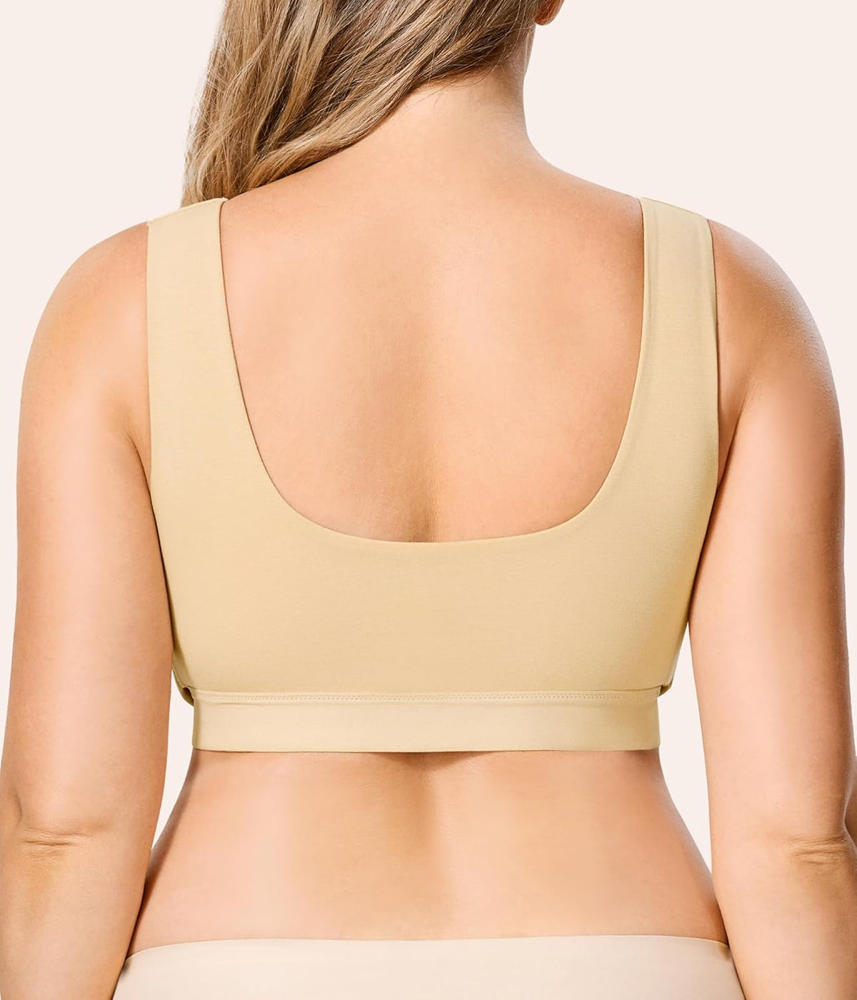 BRABIC Womens Wireless Front Closure Bra Post Surgery Compression Mastectomy Surgical Support Full Coverage Bralette