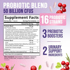 Women’s Probiotics 50 Billion CFU Guaranteed, Vegan Probiotic Strains, Supports Womens Digestive, Immune, Vaginal, & Urinary Health, Delayed Release, No Soy Gluten Nature's Probiotic - 120 Capsules
