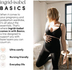 Ingrid & Isabel | Basics Postpartum Compression Leggings | Postpartum Leggings for Tummy Control & Support