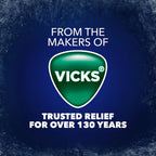 Vicks VapoCool Severe Medicated Sore Throat Drops, Max Strength Menthol, Soothes Sore Throat Pain, Winterfrost Flavor, 70 Count