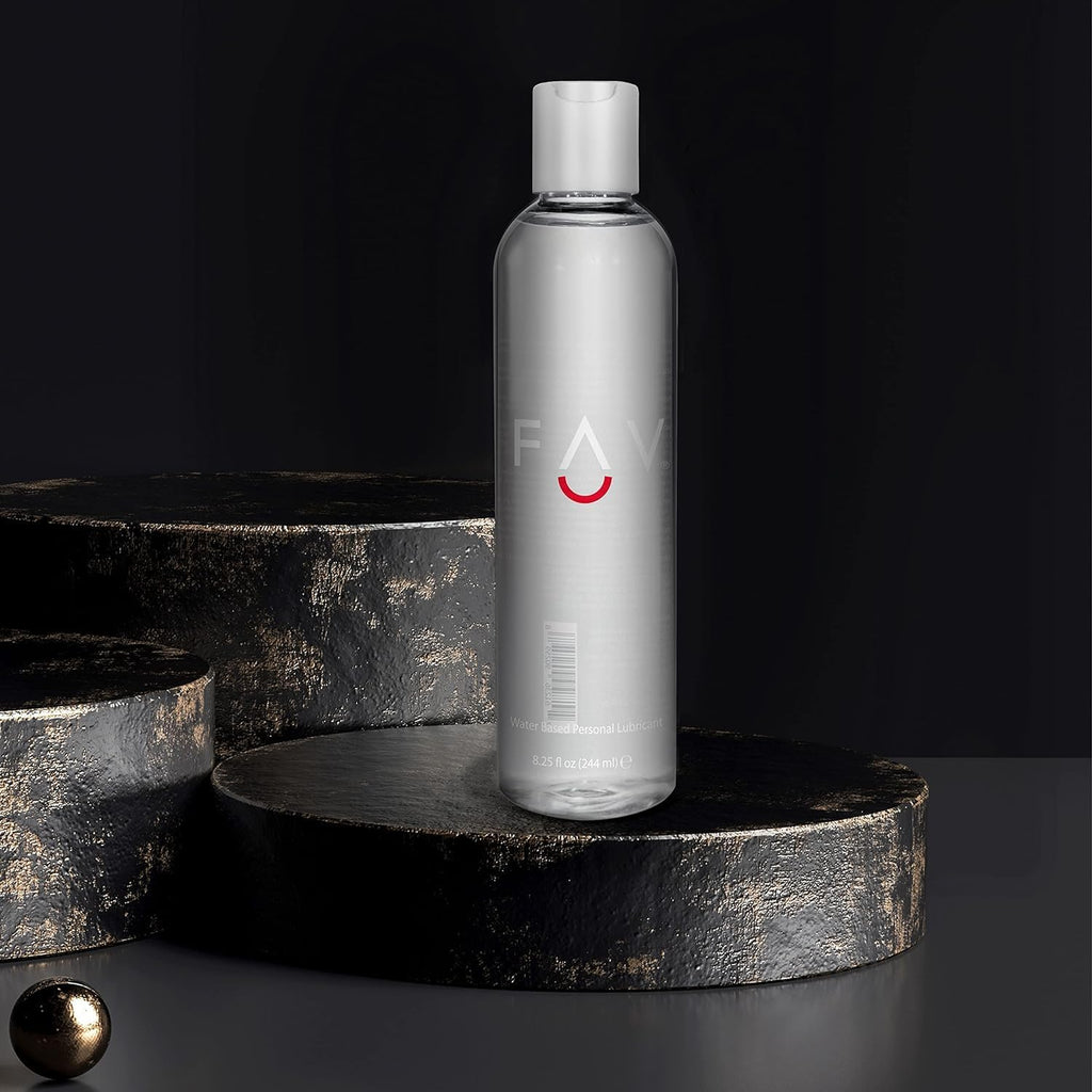 FAV Water Based Lubricant, Luxury Personal Natural Lubricant Gel for Men, Women and Couples, Natural Sex Lubricant 245ml