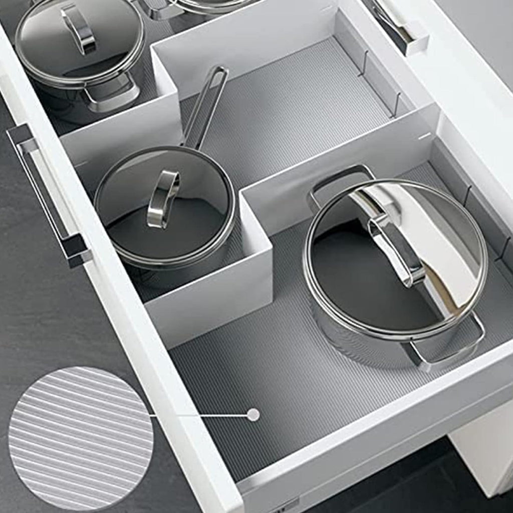 Shelf Liner Drawer Liner Cabinet Liner Fridge Liners Non Adhesive Non-Slip Washable Cupboard Pad for Kitchen Clear Refrigerator Mat