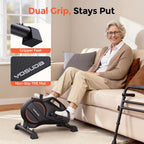 YOSUDA Under Desk Bike with 16-Level Magnetic Resistance, Mini Exercise Bike with Bluetooth App, Pedal Exerciser While Sitting for Office Workers & Seniors, Leg Machines for Home Exercise & Recovery