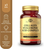 Solgar | Hyaluronic Acid Complex | Aging Prevention | Repair Dehydrated and Dehydrated Skin | Contains Vitamin C | 30 Tablets