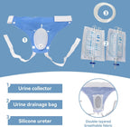 Silicone Urine Collector, 1000ML 2000ML Portable Urine Drain Bag Reusable Leakproof Urinal Collector Holder for Urinal Portable Urinal Collection Bag For Women