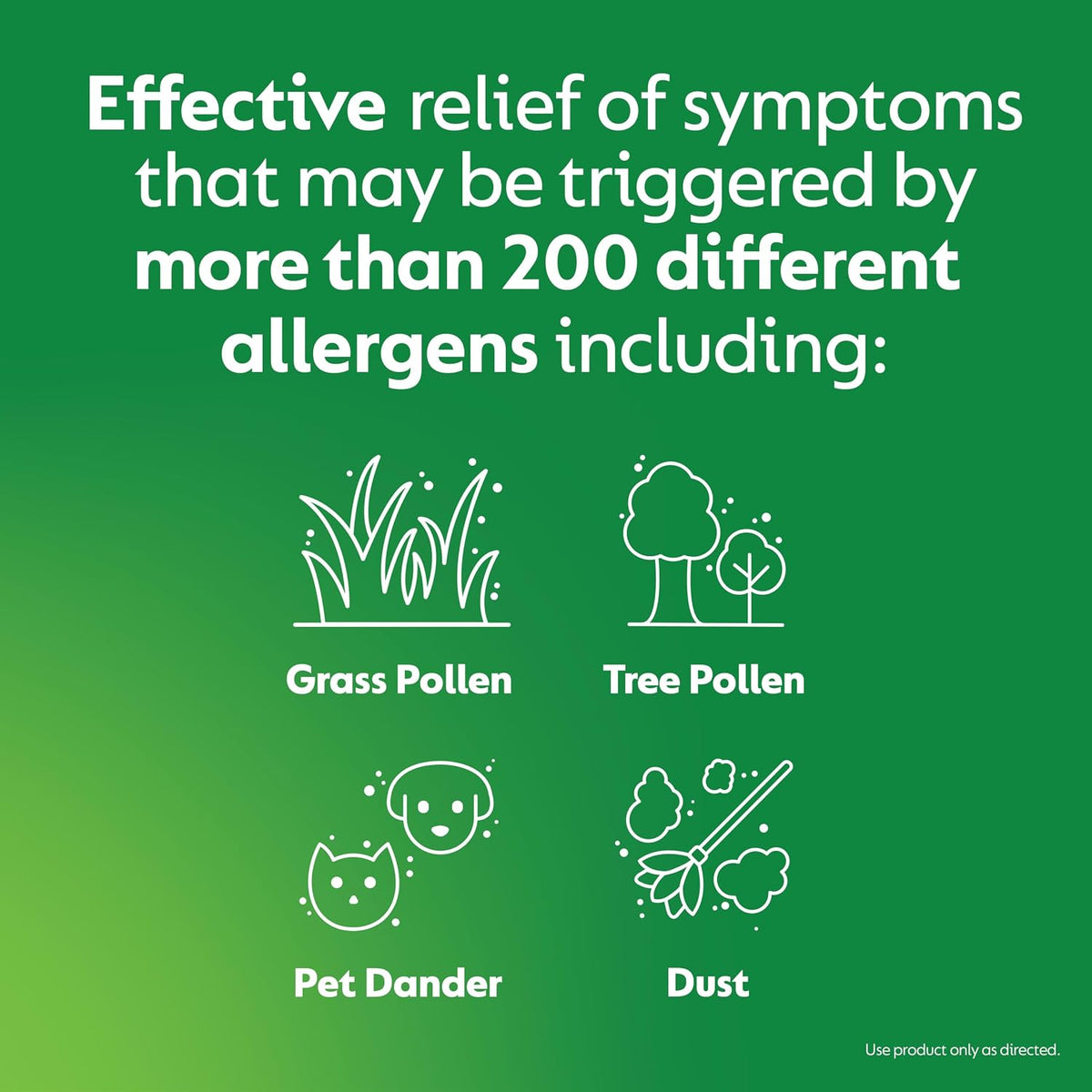 Zyrtec 24-Hour Allergy Relief Tablets, 5 mg Cetirizine HCl, 35 ct | Indoor & Outdoor Adult Allergy Medicine, Low Dose, Relief from Runny Nose, Sneezing, Itchy Eyes, plus Dust Mold & Pet Dander