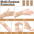Self Adhesive Bandage Wrap 4 in, Elastic Vet Wrap, Athletic Sports Wraps | 6 Pcs 4 in × 5 yd, Stretch and Cohesive, Breathable and Soft, Tear Easily, Help Prevent Sprains, for Human Dog and Horse